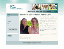 Tablet Screenshot of eastscottsdalemedicalcare.com